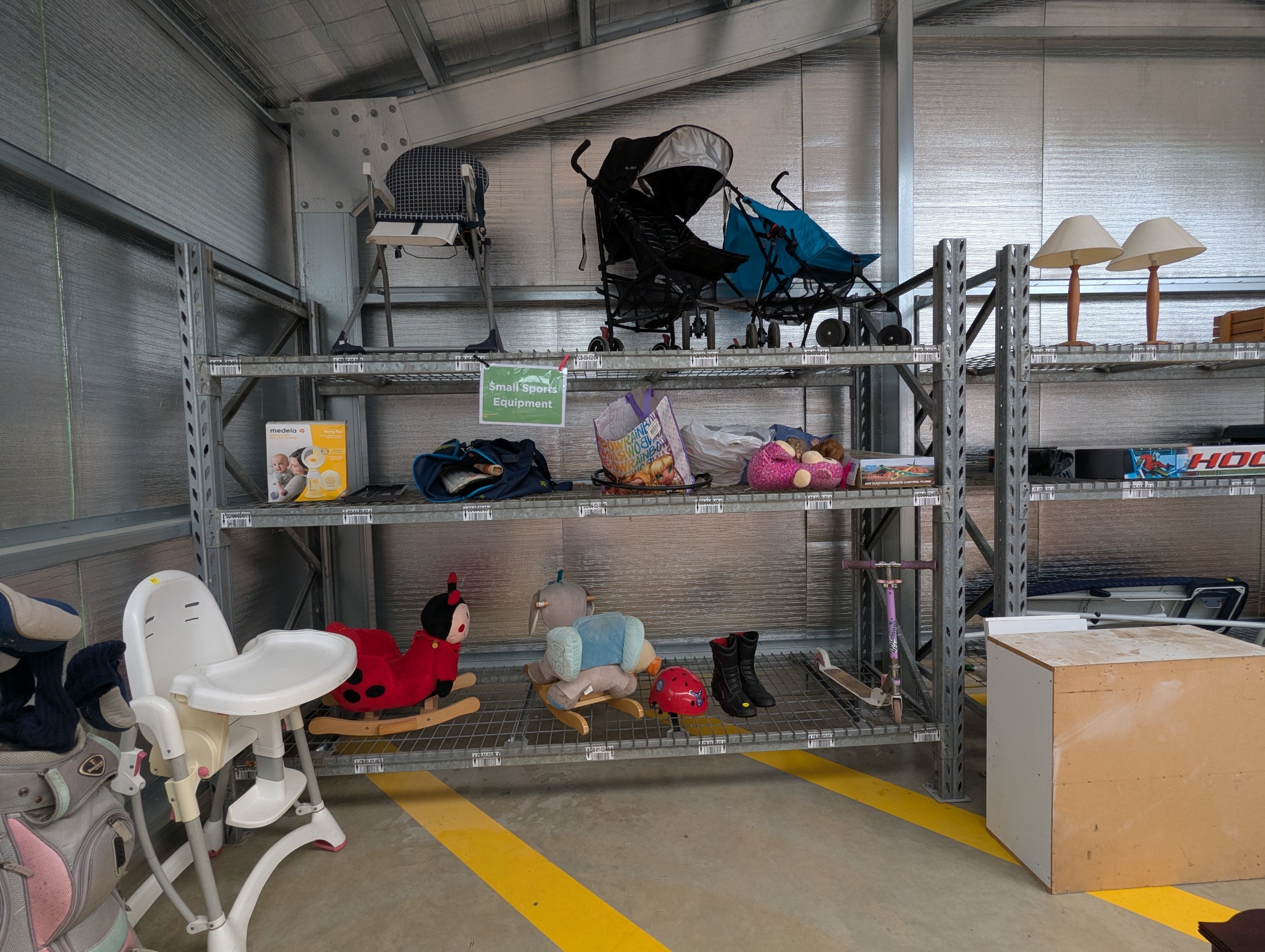 Strollers, sporting equipment