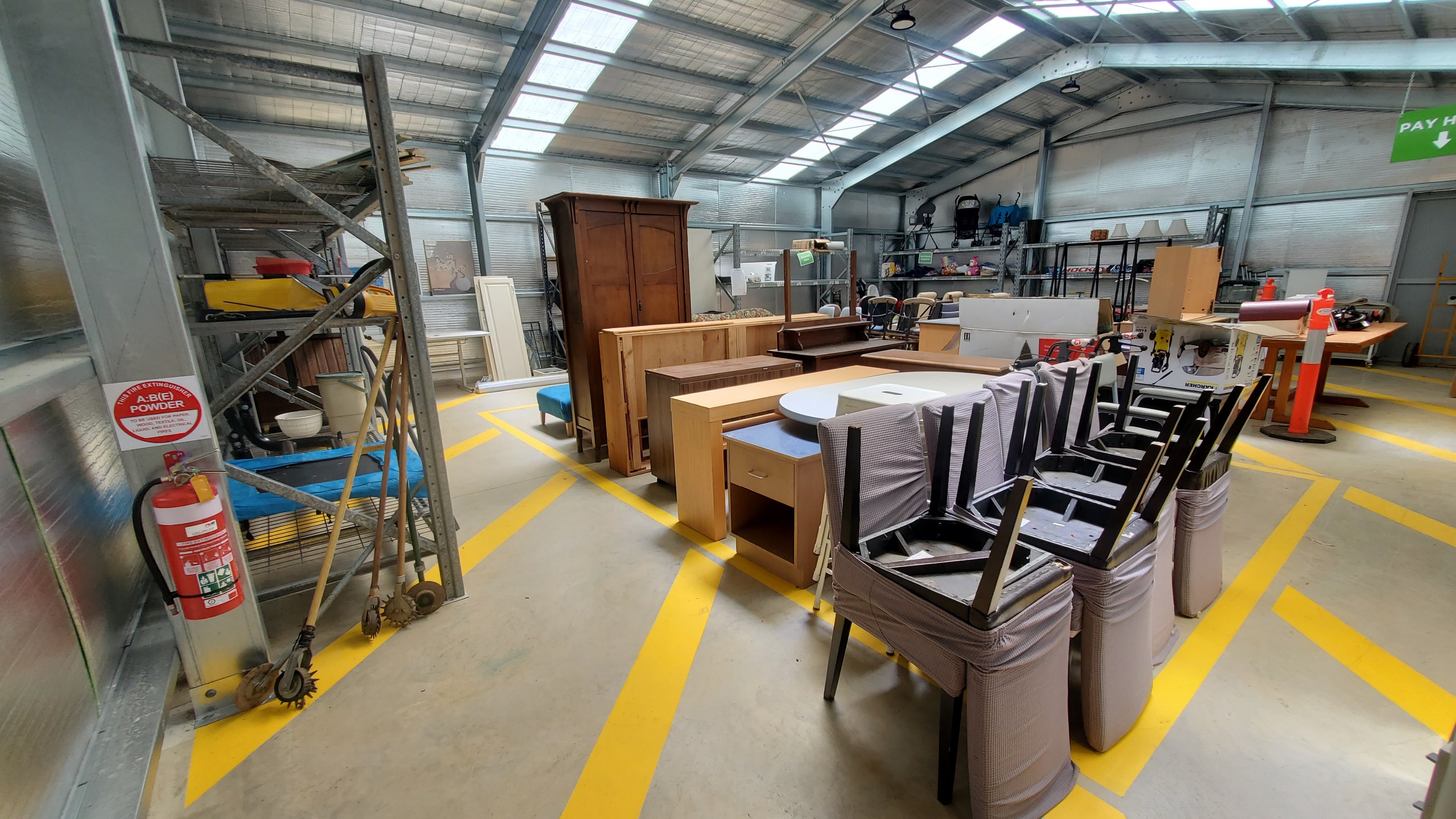 Drawers, tables, wardrobes etc