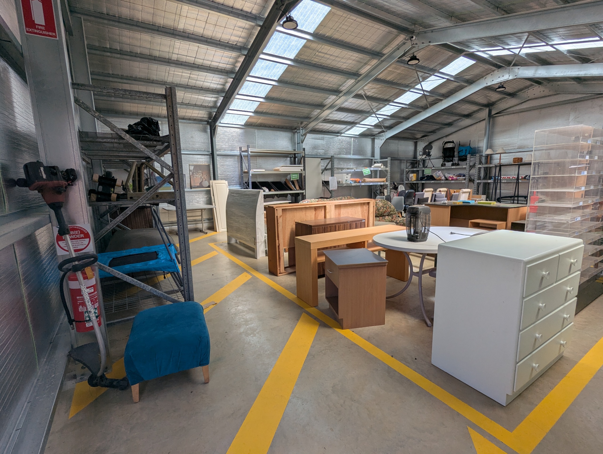 Drawers, tables, ottomans, bed frames, drawers etc